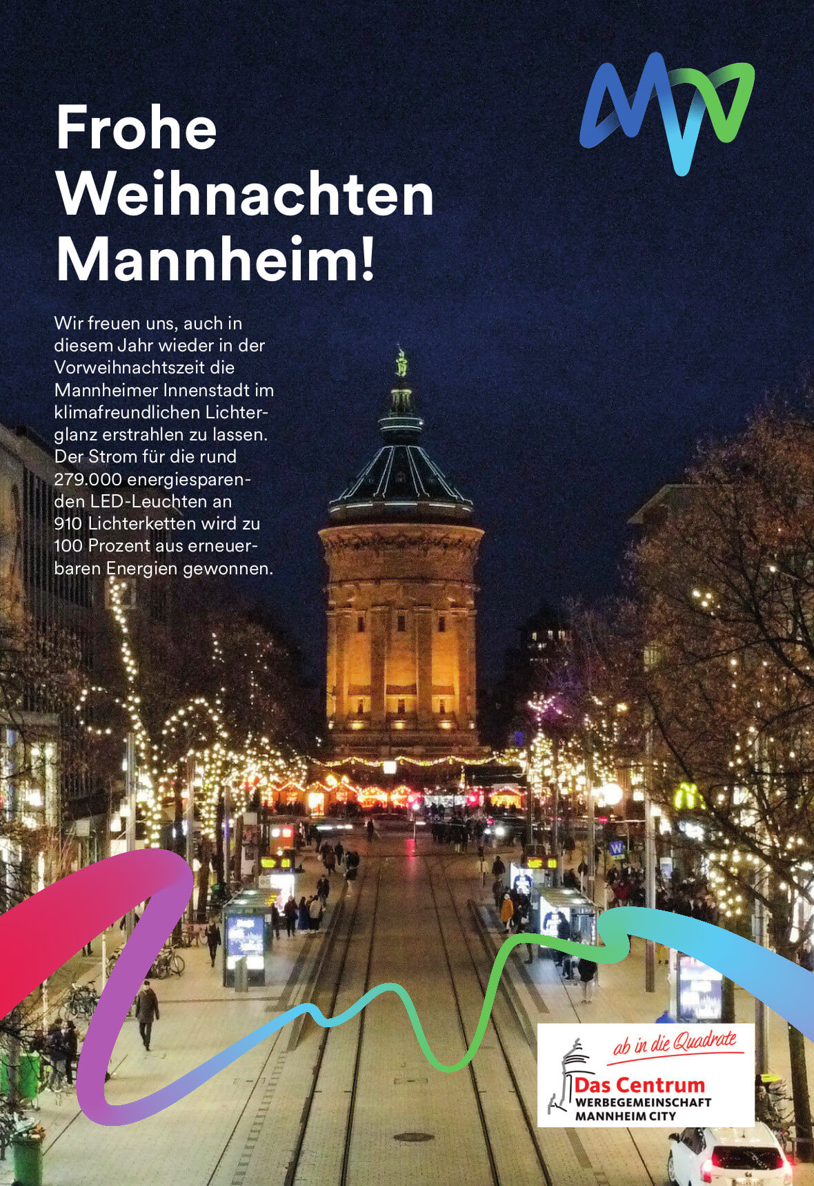 Weihnachtsbeleuchtung Mannheim 2023