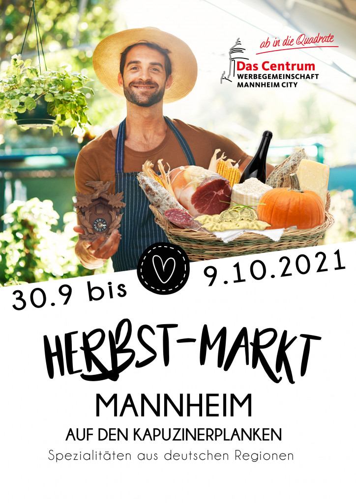 Plakat Herbst Markt A4
