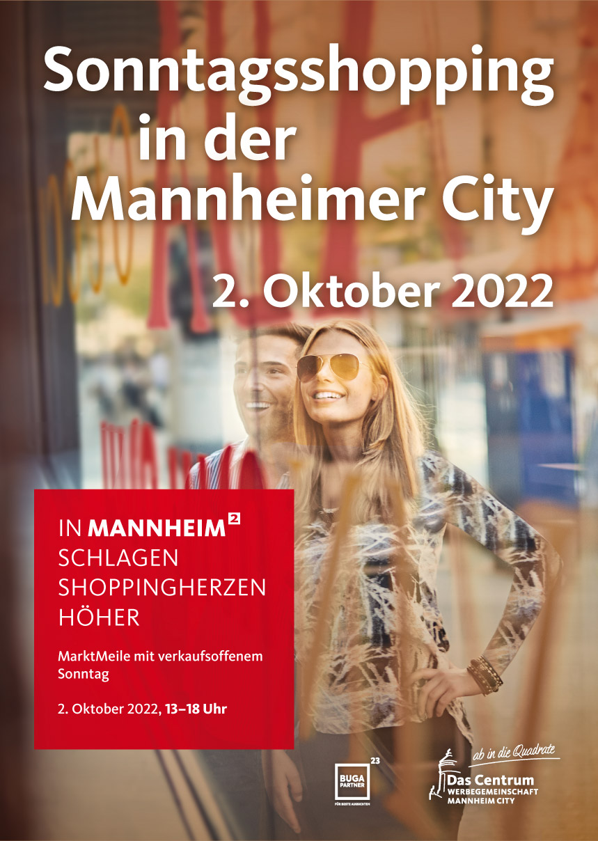 Verkaufsoffener Sonntag Plakat A3