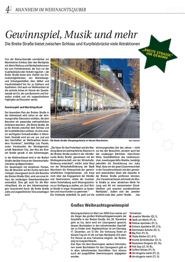 Bericht Breite Straße